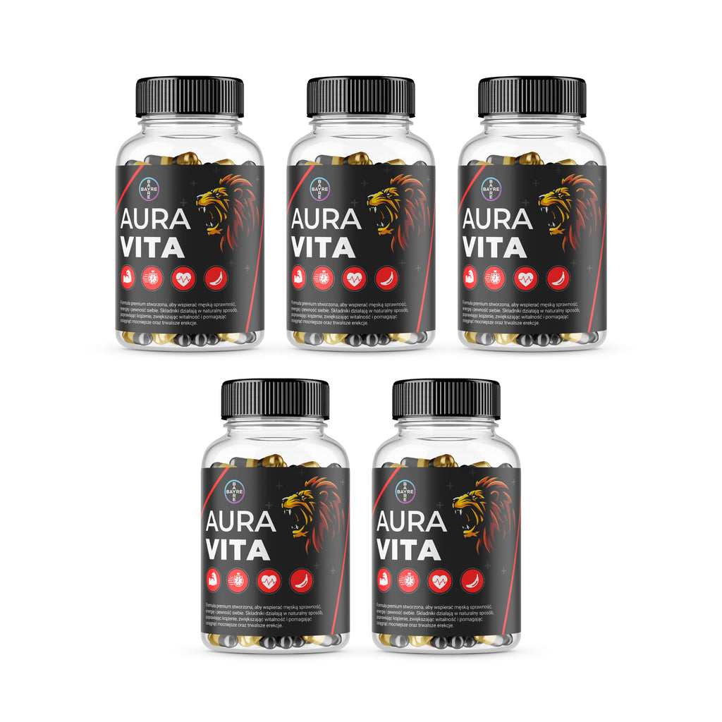 5x Auravita – Zaawansowane Wsparcie Męskiej Sprawności